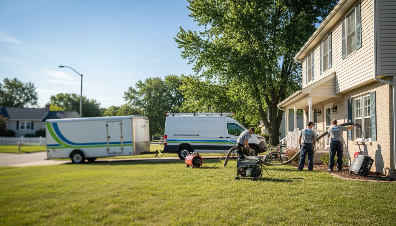 Flooded Basement Restoration And Cleanup With Repair in Shambaugh, IA near me
